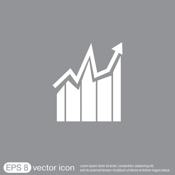 Chart diagram figure — Stock Vector