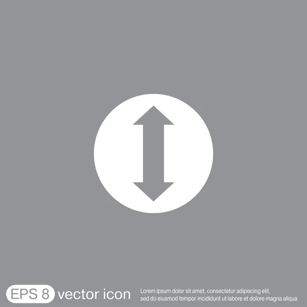 Icono de flecha web — Vector de stock