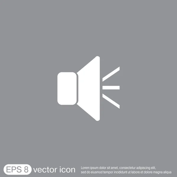 Loudspeaker, Volume icon — Stock Vector