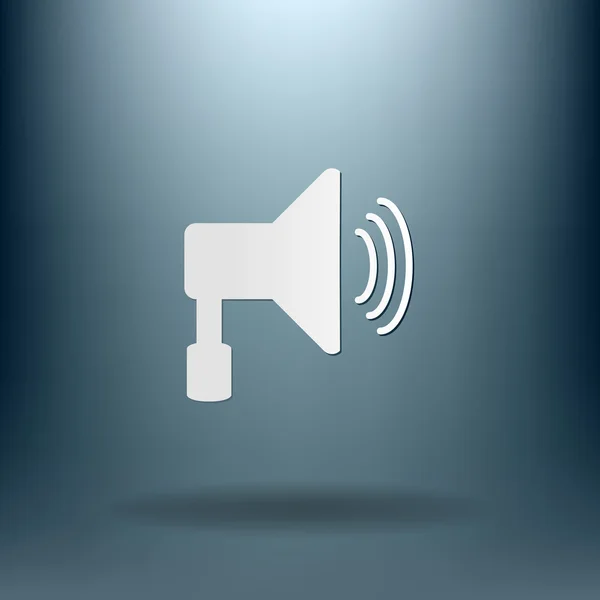 Alto-falante, ícone de volume — Vetor de Stock
