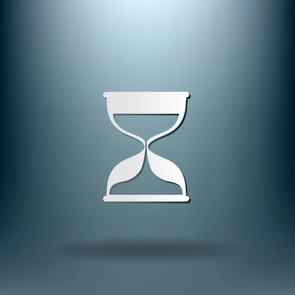 Hourglass waiting, expectations icon — Stock Vector