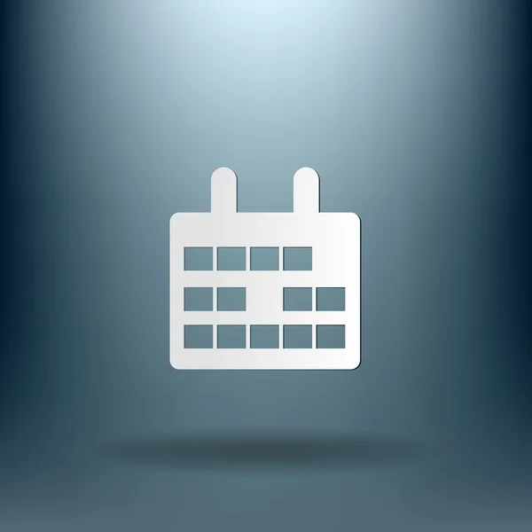 Calendrier d'affaires signe — Image vectorielle