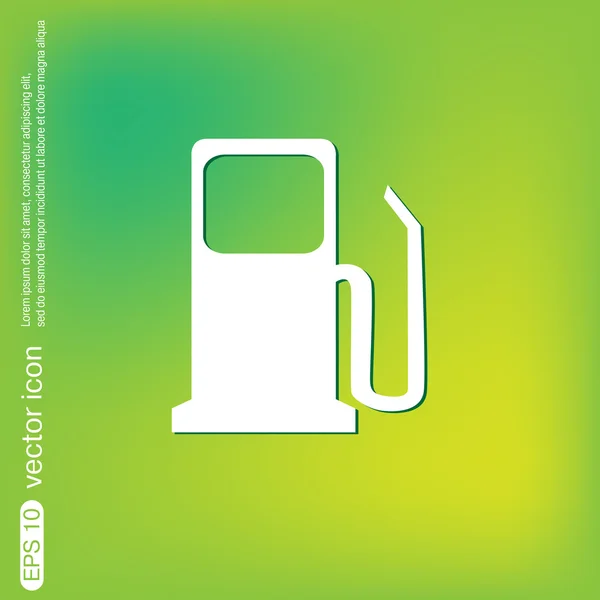 Gasolinera. símbolo gasolinera — Vector de stock