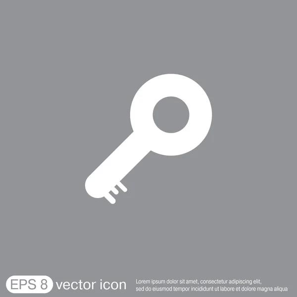 Kulcs, jelszó ikon — Stock Vector