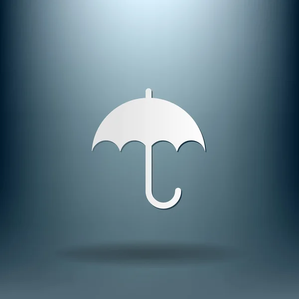 Paraply, regn ikonen — Stock vektor