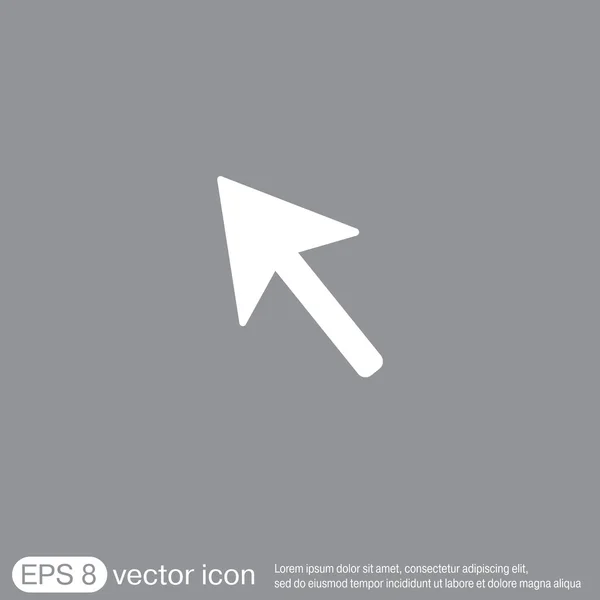 Web arrow symbol, cursor icon — Stock Vector