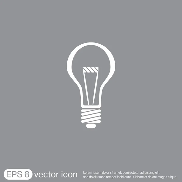 Lightbulb. ideas icon — Stock Vector