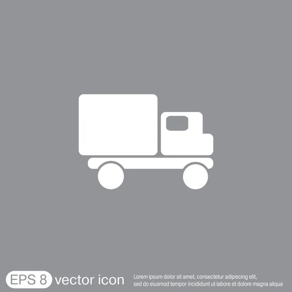 Symbol icon laden truck — Stock Vector