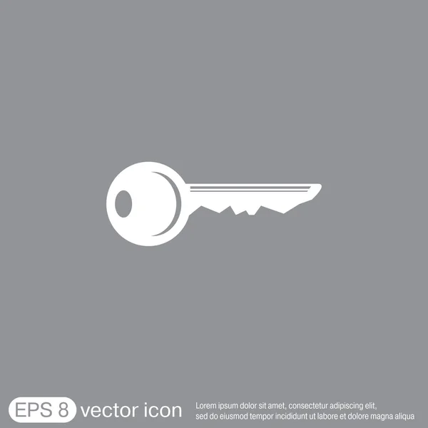 Ikona klíče, hesla — Stockový vektor