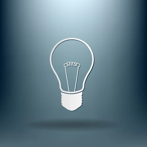 Glödlampa. karaktär idéer — Stock vektor