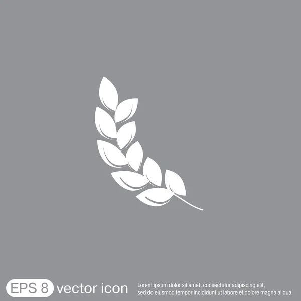 Icono de espiga de trigo — Vector de stock