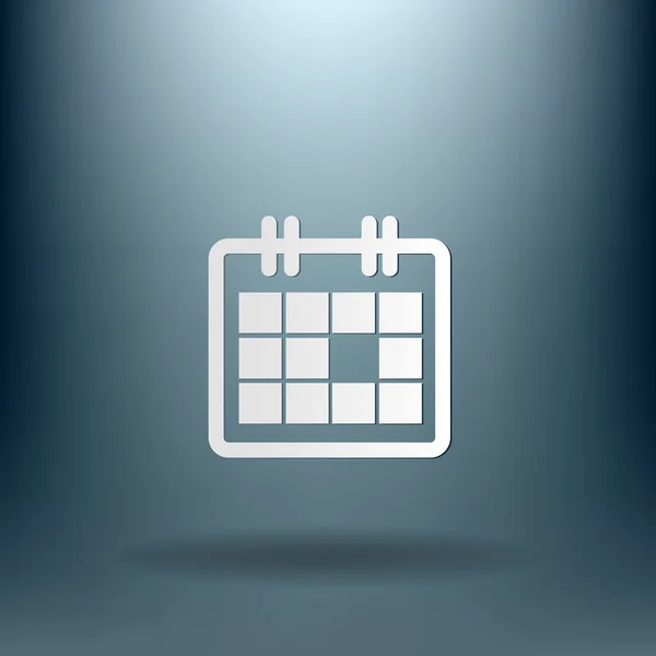 Calendario, indicazione temporale — Vettoriale Stock