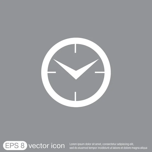 Reloj, icono de tiempo — Vector de stock