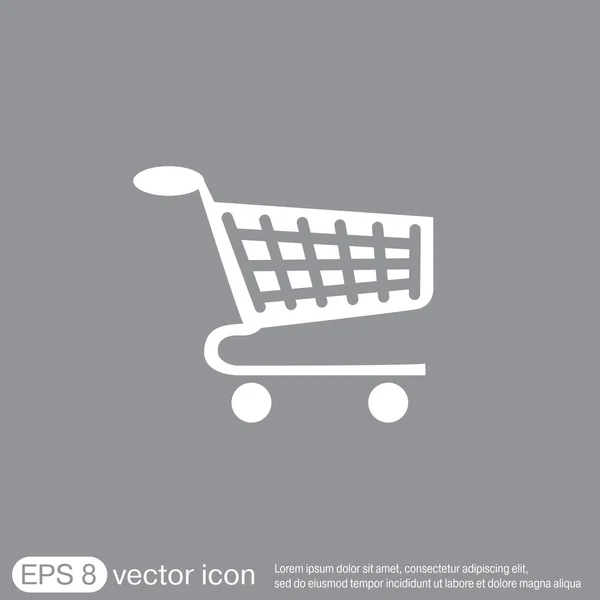 Compras, icono de la tienda online — Vector de stock