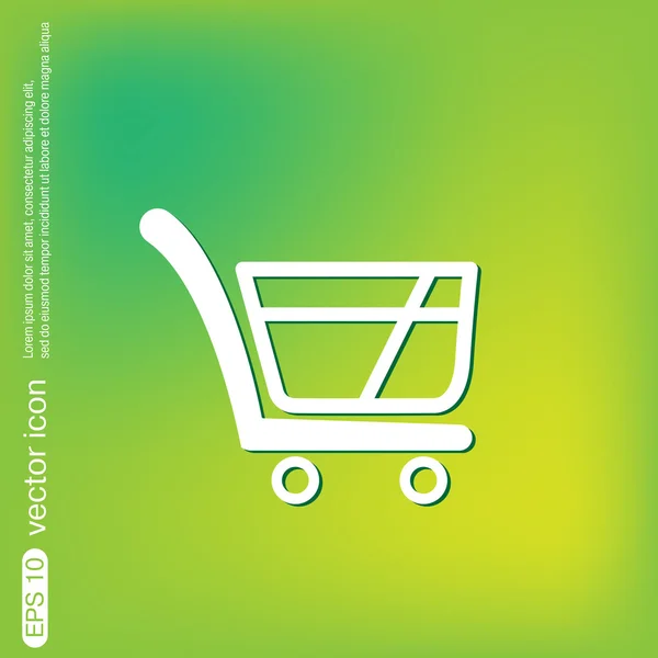 Shopping, online store icon — Stock Vector