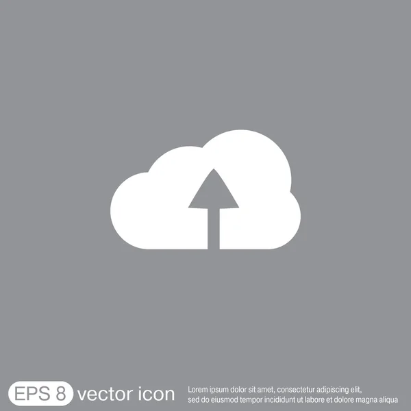 Pictogram van downloaden van bestanden — Stockvector