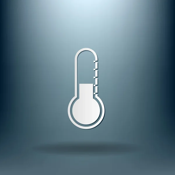 Ícone do termómetro. símbolo de temperatura — Vetor de Stock