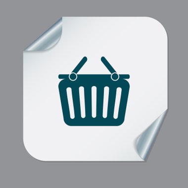 Alışveriş arabası simgesi.