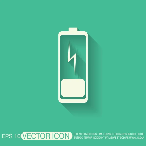 Odprowadzane symbol baterii — Wektor stockowy