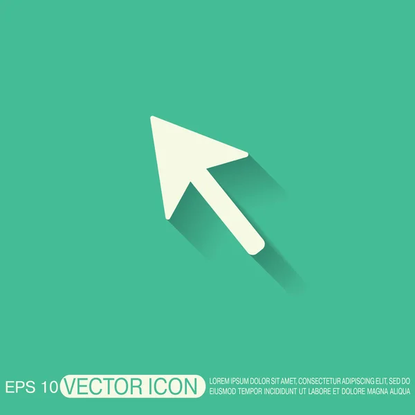 Web arrow symbol, cursor icon — Stock Vector