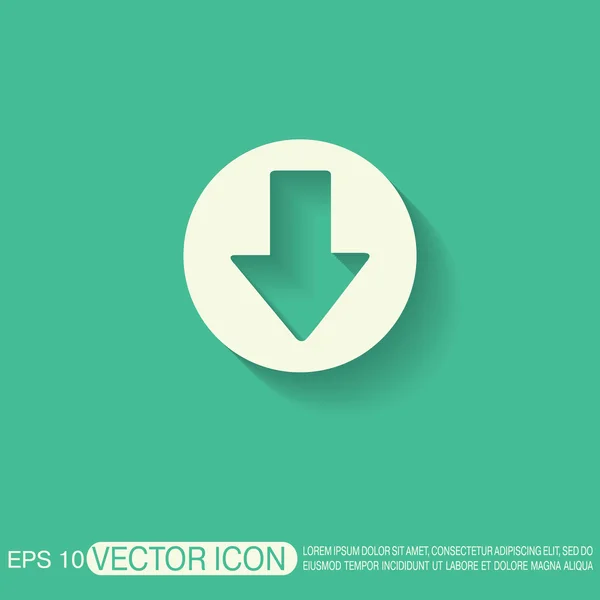 Web pilsymbol — Stock vektor
