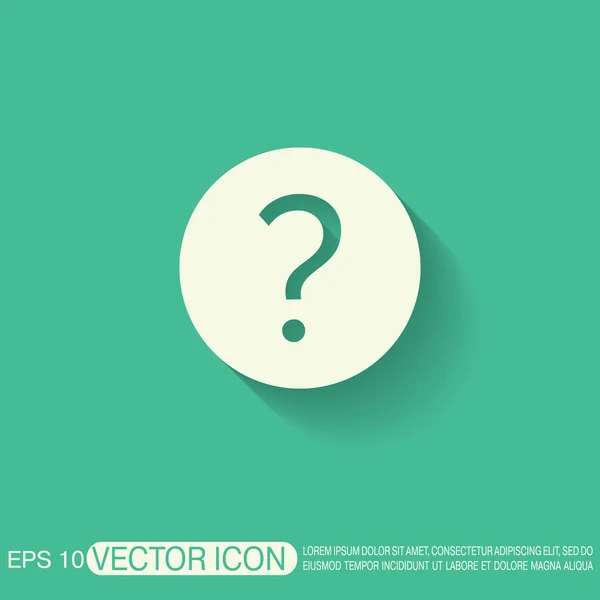 Question mark icon — Stock Vector