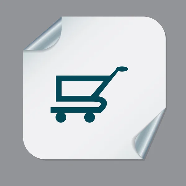 Shopping cart icon. — Stock Vector