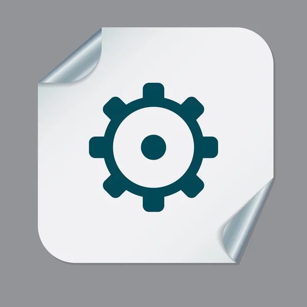 Cogwheel, impostazione icona e riparazione — Vettoriale Stock