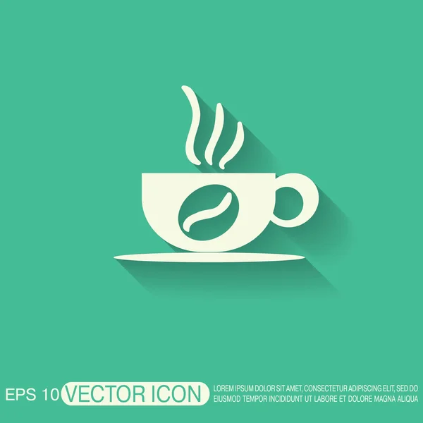 Cup of hot drink. — Stock Vector