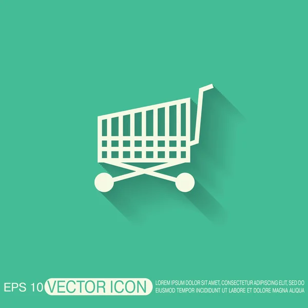 Shopping cart icon. — Stock Vector
