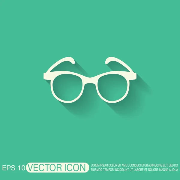 Glasögon ikon illustration — Stock vektor
