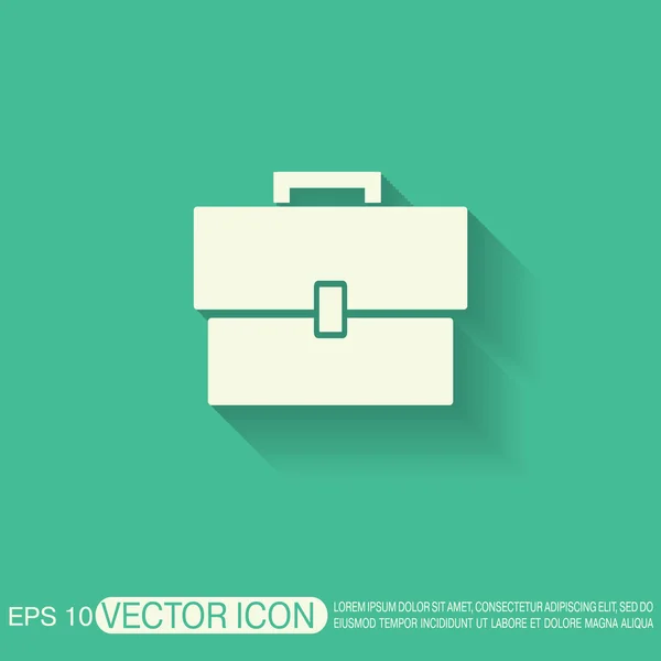 Briefcase symbol icon — Stock Vector