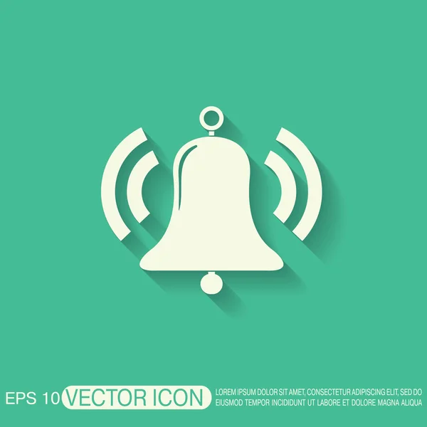 Ring bell icon. — Stock Vector