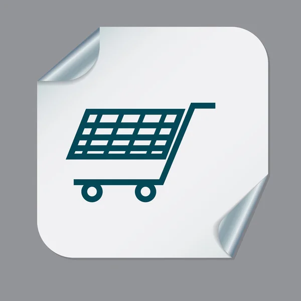 Warenkorb Online Shop, Internet-Shop — Stockvektor