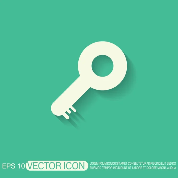 Key icon sign — Stock Vector