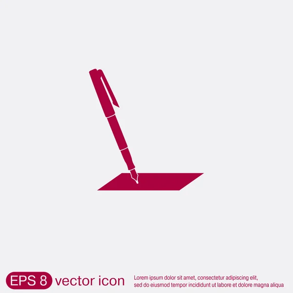 Pen or pencil icon — Stock Vector