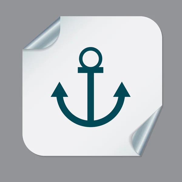 Nautical Anchor icon — Stock Vector