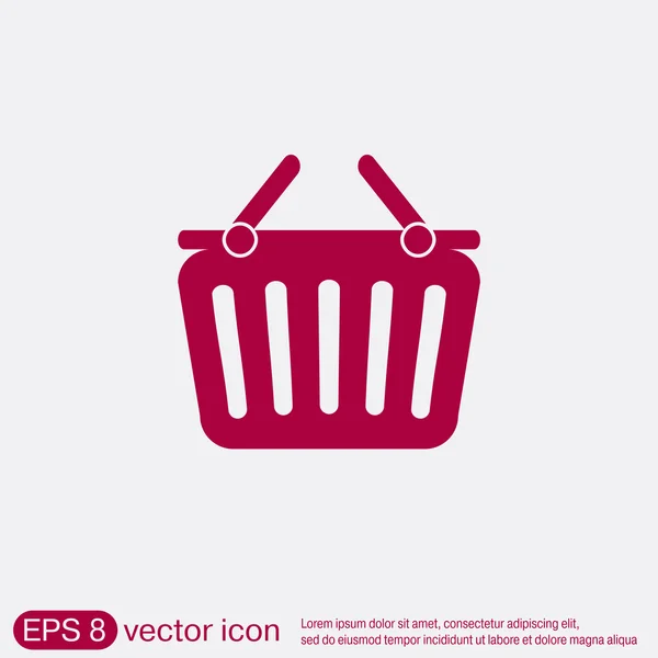 Shopping cart icon. — Stock Vector