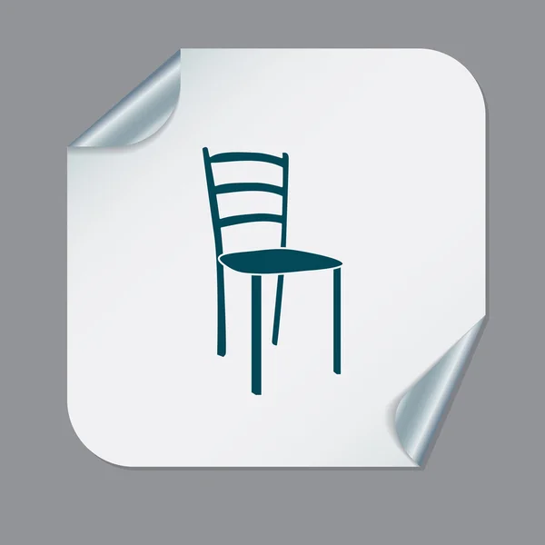 Chair icon. symbol furniture. icon home interior — Stock Vector