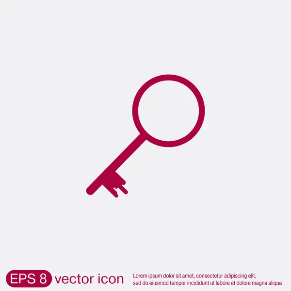 Key symbol icon — Stock Vector