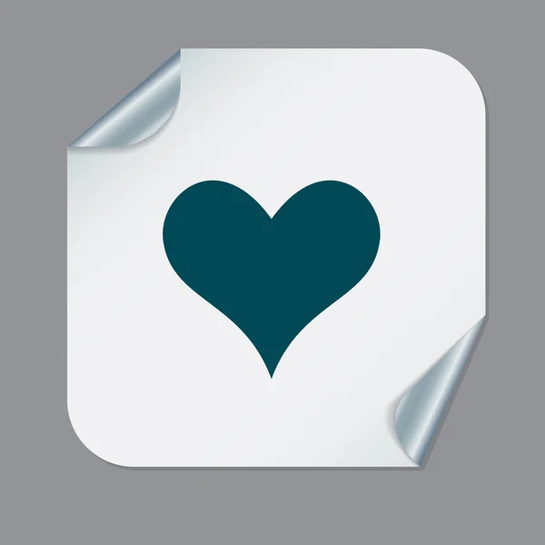 Simple Heart icon — Stock Vector