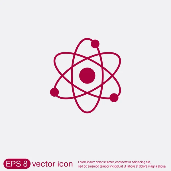 Atom, molecule icon — Stock Vector