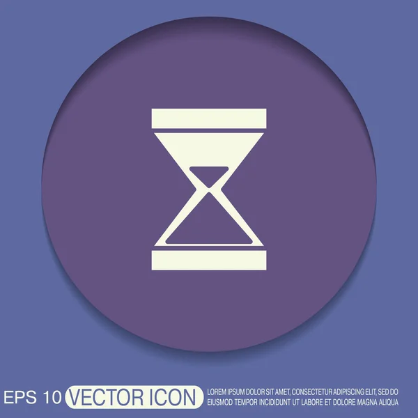 Hourglass waiting icon — Stock Vector