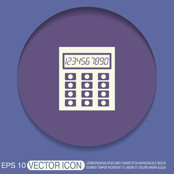 Kalkulačka, úřad znamení — Stockový vektor