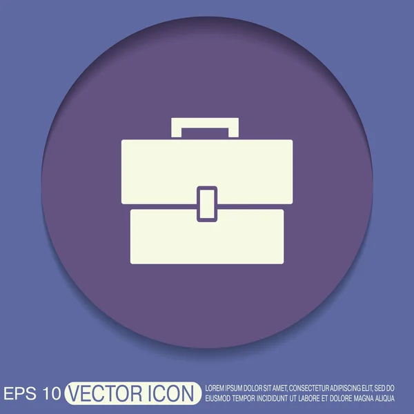 Pictogram werkmap symbool — Stockvector