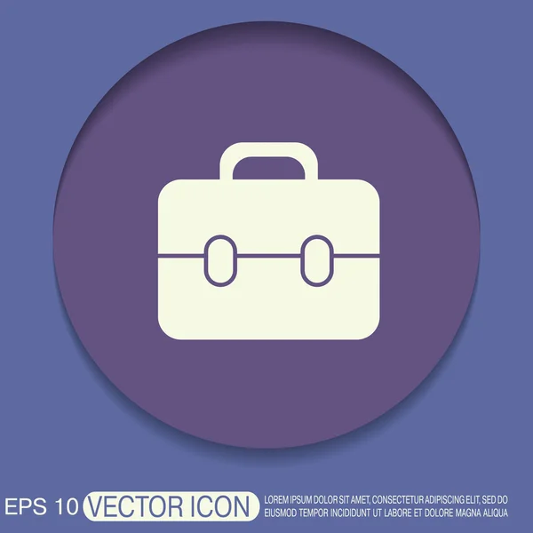 Pictogram werkmap symbool — Stockvector