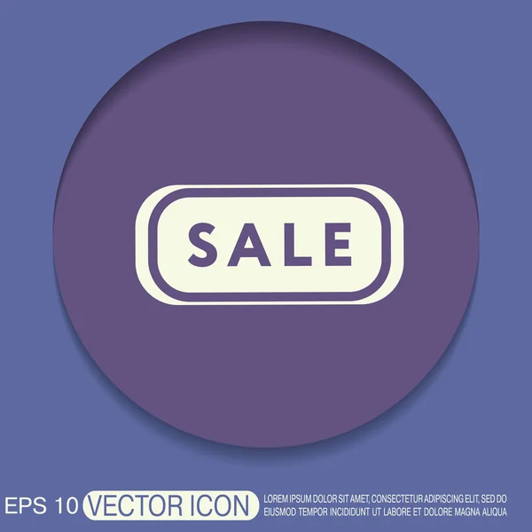 Venta etiqueta signo — Vector de stock