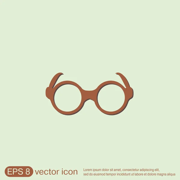 Ícone de óculos sinal — Vetor de Stock