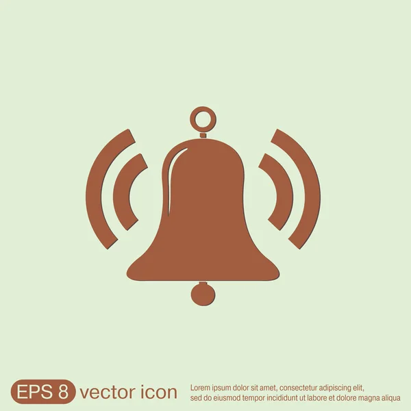 Ring bell icon. — Stock Vector