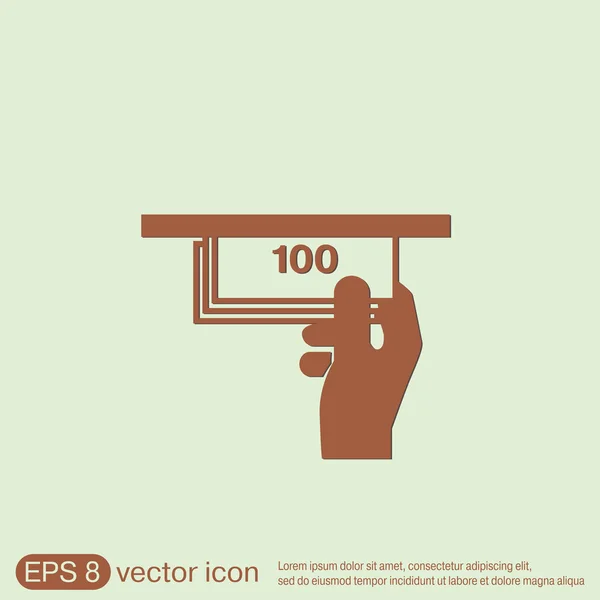 Money ATM symbol — Stock Vector